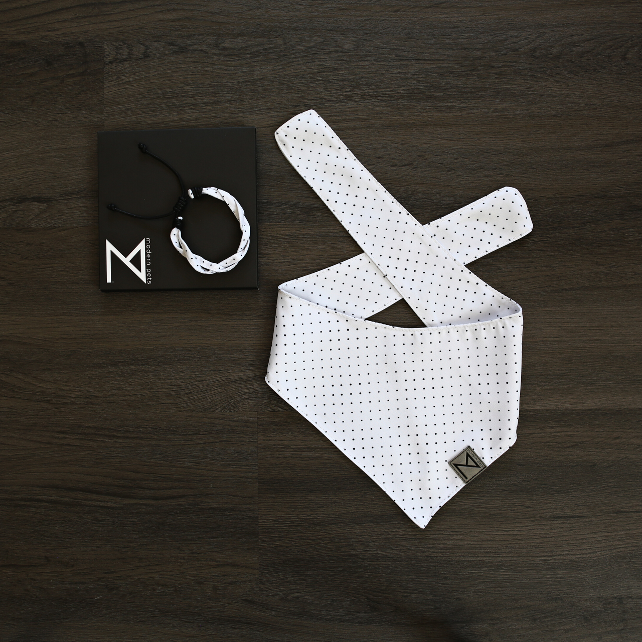 Premium Designer Dog Bandana with Matching Bracelet