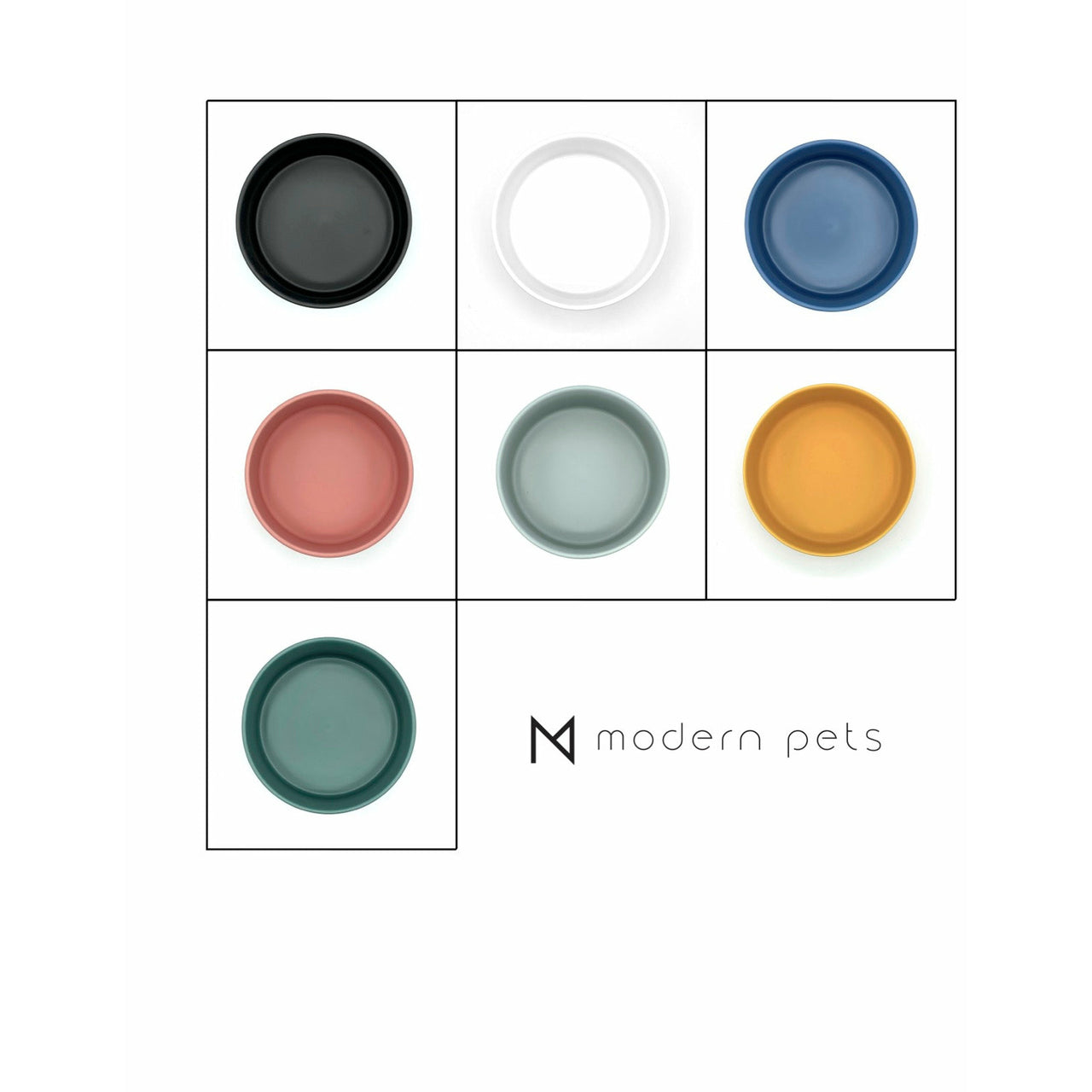 Scandinavian Ceramic Double Bowl Set