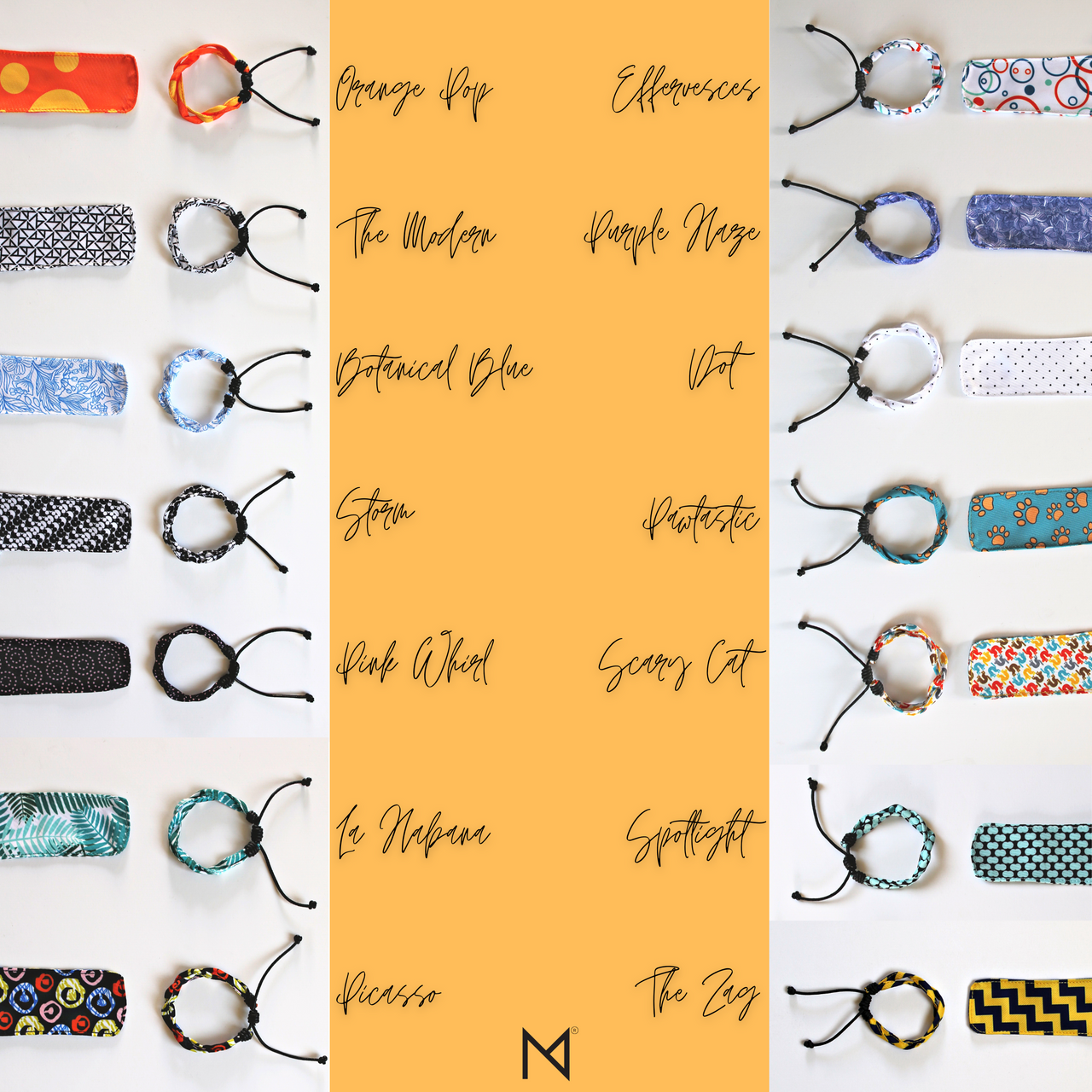 Premium Designer Dog Bandana with Matching Bracelet