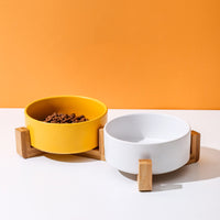 Thumbnail for Ceramic Double Bowl Set for Pets 