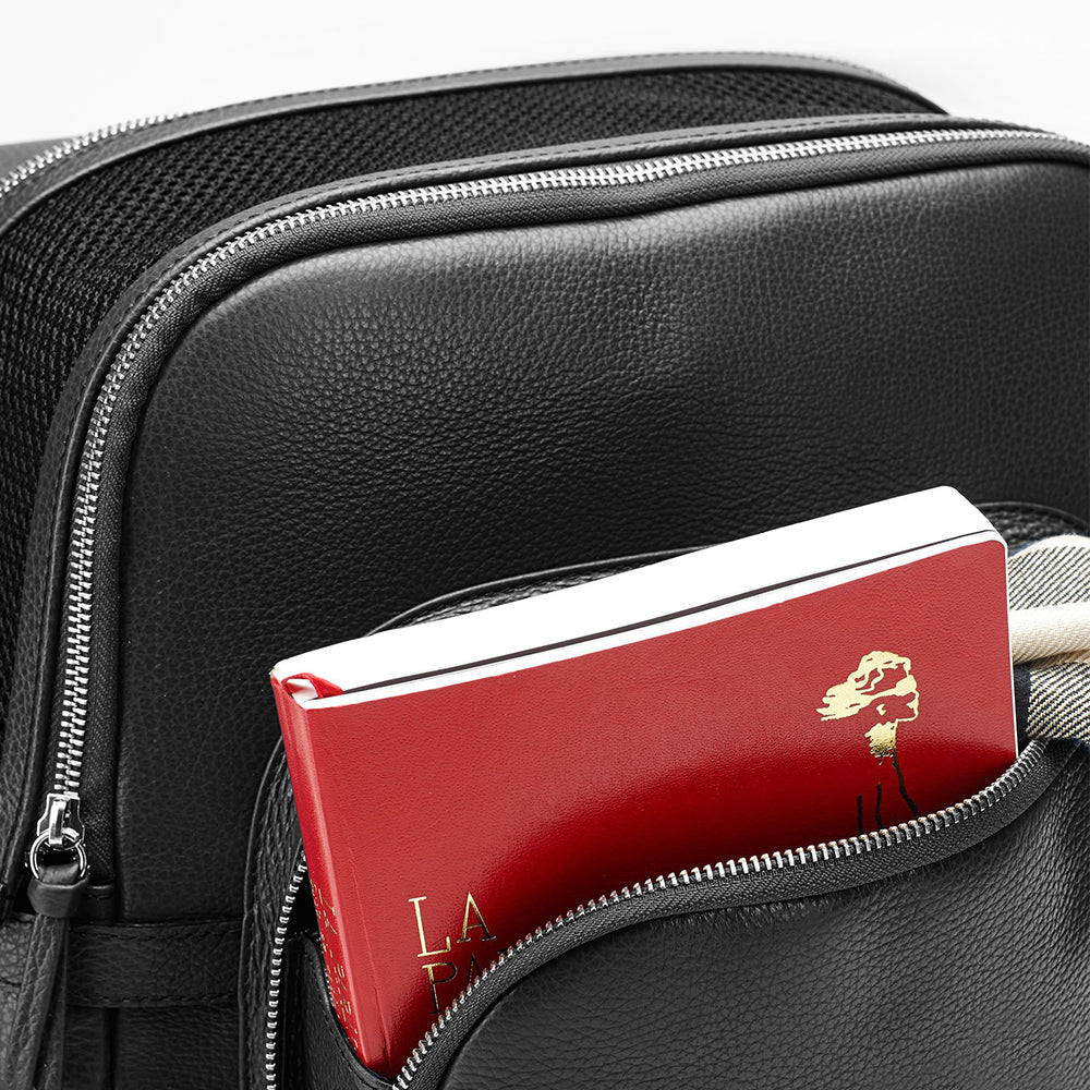 Sustainable Leather Pet Travel Backpack