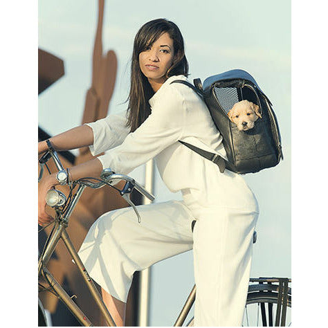 Sustainable Leather Pet Travel Backpack