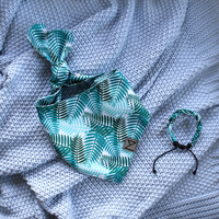 Thumbnail for Premium Designer Dog Bandana with Matching Bracelet