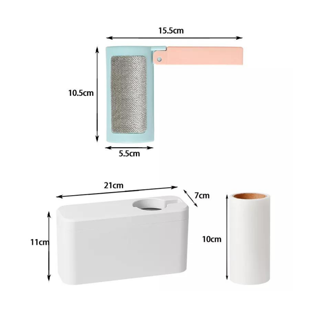 2-in-1 Lint Roller w/ Storage and Reffils