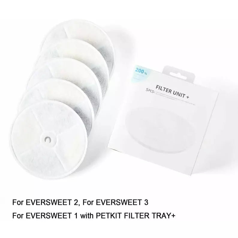 PETKIT Water Fountain Filters (Eva Solo) - 5 Pack