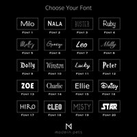 Thumbnail for personalized ceramic pet bowls